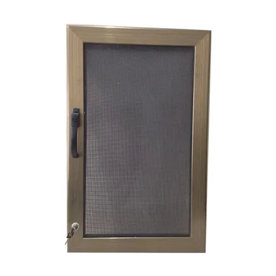 商業用外装二重アルミニウム強化ガラス スイング ドア